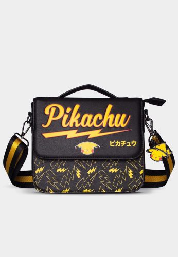 Pokemon PU Leather Messenger Táska Pikachu