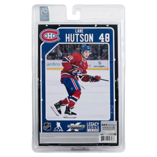 NHL McFarlane SportsPicks Action Figure Lane Hutson (Montreal Canadiens Heritage Classic) 18 cm