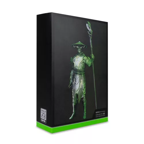Mortal Kombat Figura Glow in the Dark Edition Raiden (Gold Label) 18 cm