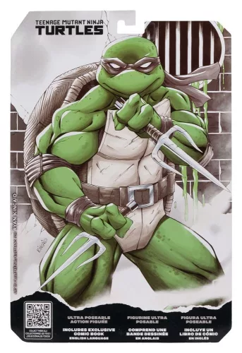 Teenage Mutant Ninja Turtles Page Punchers Action Figure (Black White & Green) (Red Platinum Edition) 13 cm