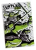 Teenage Mutant Ninja Turtles Page Punchers Action Figure Michelangelo (Black White & Green) (Red Platinum Edition) 13 cm