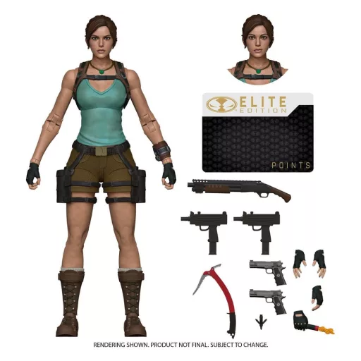 Tomb Raider: Legacy of Atlantis McFarlane Elite Edition Deluxe Action Figure Lara Croft (Tomb Raider: Legacy of Atlantis) #25 18 cm