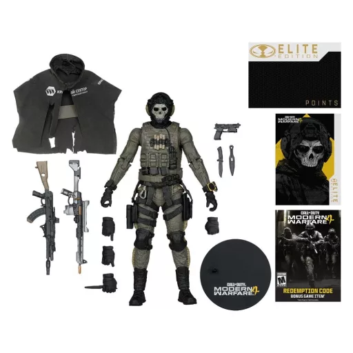 Call of Duty McFarlane Elite Edition Deluxe Action Figure Ghost (Call of Duty: Modern Warfare 4) #19 18 cm