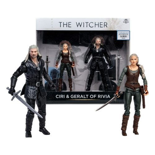 The Witcher Figura Geralt and Ciri (Netflix Season 3) 18 cm