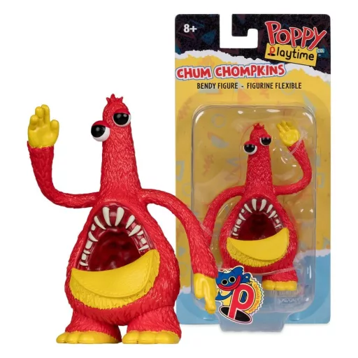 Poppy Playtime Bendables Action Figure Chum Chompkins 11 cm