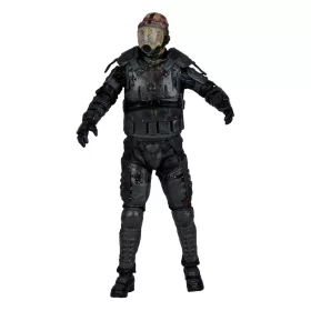   The Walking Dead  Action Figure Gas Mask Zombie (Season 4) 13 cm