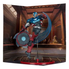   Marvel Rivals Collection 1/10 Action Figure Captain America 20 cm