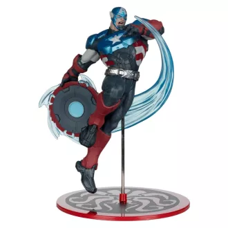   Marvel Rivals Collection 1/10 Action Figure Captain America 20 cm