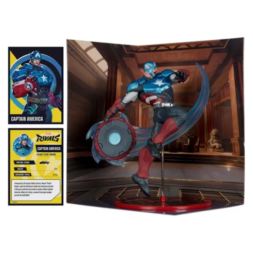 Marvel Rivals Collection 1/10 Action Figure Captain America 20 cm