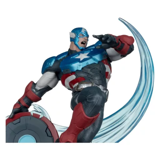 Marvel Rivals Collection 1/10 Action Figure Captain America 20 cm