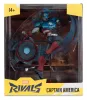 Marvel Rivals Collection 1/10 Action Figure Captain America 20 cm