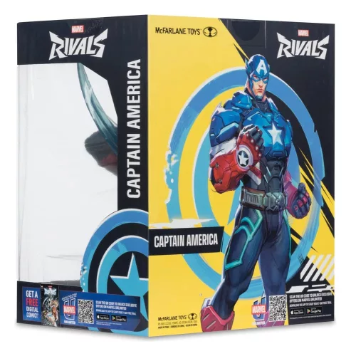 Marvel Rivals Collection 1/10 Action Figure Captain America 20 cm