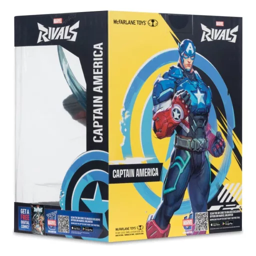 Marvel Rivals Collection 1/10 Action Figure Captain America 20 cm
