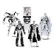 DC Direct Page Punchers Figurák & Comic Book Pack of 4 Superman Series (Sketch Edition) (Gold Label) 18 cm