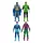 DC Retro Action Figures 15 cm Wave 12 Sortiment (6)