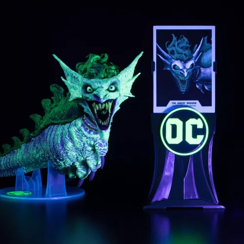 Dark Nights: Metal DC Multiverse Figura The Joker Dragon Glow in the Dark Edition (Gold Label) 25 cm