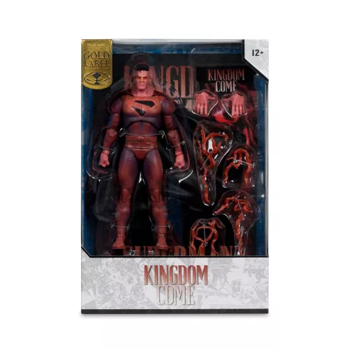 DC Multiverse McFarlane Cover Recreations Action Figure Superman (Kingdom Come) (Gold Label) 18 cm