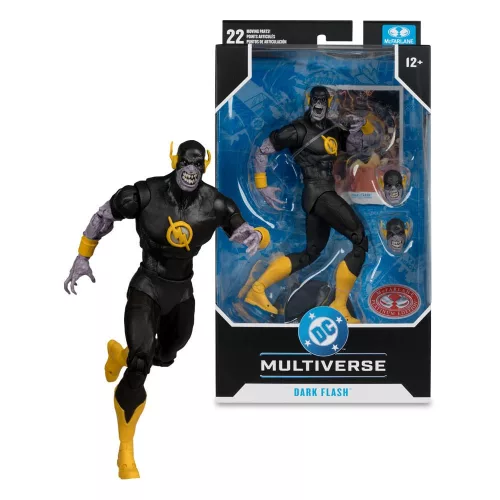 DC Comics DC Multiverse Action Figure Dark Flash (Dark Mulitverse) (Red Platinum Edition) 18 cm