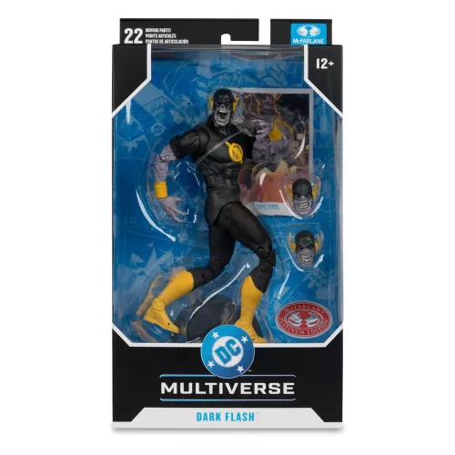 DC Comics DC Multiverse Action Figure Dark Flash (Dark Mulitverse) (Red Platinum Edition) 18 cm