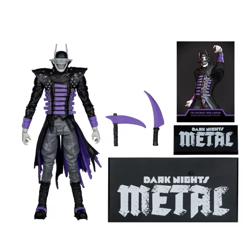 DC Multiverse Action Figure The Batman Who Laughs (B&W with accent) (Gold Label) 18 cm