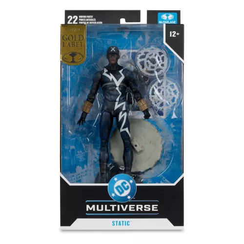 DC Multiverse Action Figure Static Shock (Trial by Fire) (Gold Label) 18 cm