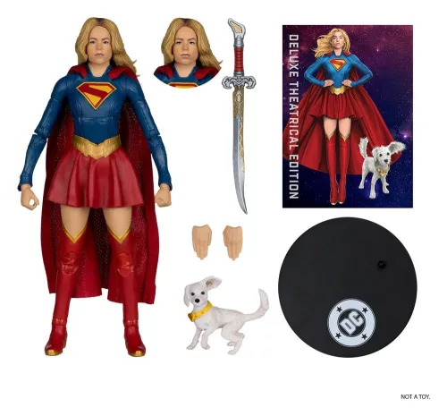 Supergirl (2026) DC Theatrical Deluxe Edition Action Figure Supergirl & Baby Krypto 17 cm