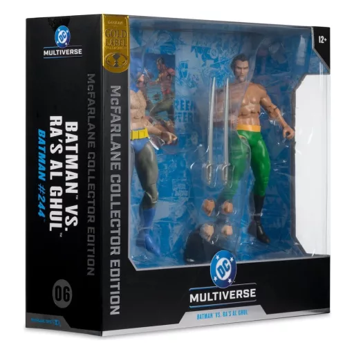 DC Multiverse McFarlane Elite Edition Action Figure 2-Pack Batman vs Ra's al Ghul (Batman #244) (Gold Label) 18 cm