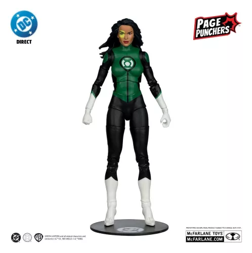 DC Direct Page Punchers Action Figure Jessica Cruz (Green Lanterns # 48) (Red Platinum Edition) 18 cm