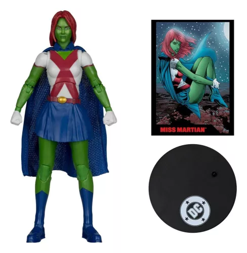 DC Direct Page Punchers Action Figure Miss Martian (Teen Titans #41) (Red Platinum Edition) 17 cm