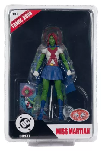 DC Direct Page Punchers Action Figure Miss Martian (Teen Titans #41) (Red Platinum Edition) 17 cm