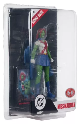 DC Direct Page Punchers Action Figure Miss Martian (Teen Titans #41) (Red Platinum Edition) 17 cm