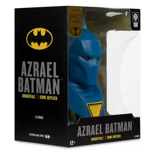 Batman DC Direct Mini-Replica 1/3 Azrael Batman Mask (Batman: Knightfall) (Gold Label Collection) 18 cm