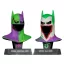 Batman DC Direct Mini Replica 1/3  2-pack Batman Cowls Hush & Knightfall (Jokerized) (Gold Label) 18 cm