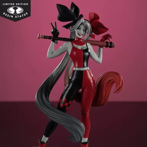 DC Direct Harley Quinn: Red, White & Black Statue 1/10 Harley Quinn by Alex Garner 21 cm