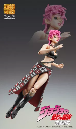 JoJo's Bizarre Adventure Part 5 Super Action Figura Chozokado Trish Una Black Ver. 15 cm