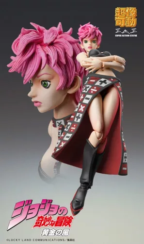 JoJo's Bizarre Adventure Part 5 Super Action Figura Chozokado Trish Una Black Ver. 15 cm