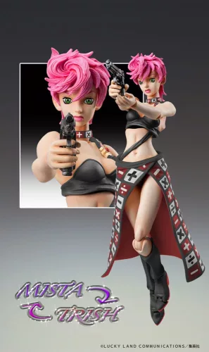 JoJo's Bizarre Adventure Part 5 Super Action Figura Chozokado Trish Una Black Ver. 15 cm