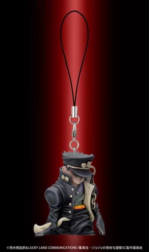 JoJo's Bizarre Adventure: Stardust Crusaders Mini figures Set Chozo Mascot Strap Collection Blind Box (6)
