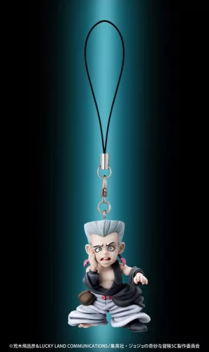 JoJo's Bizarre Adventure: Stardust Crusaders Mini figures Set Chozo Mascot Strap Collection Blind Box (6)
