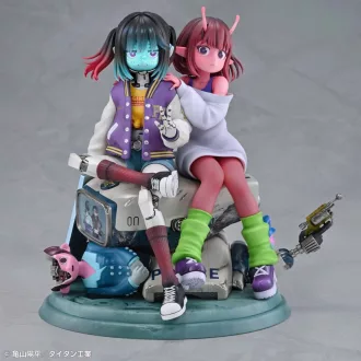   Milky Subway The Galactic Limited Express PVC Figures 2-Pack Chiharu & Makina 18 cm