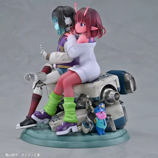 Milky Subway The Galactic Limited Express PVC Figures 2-Pack Chiharu & Makina 18 cm