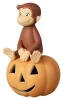 Curious George UDF Mini Figure w/Pumpkin 6 cm