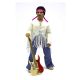 Jimi Hendrix Action Figure Woodstock Flocked 20 cm