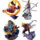 One Piece Petitrama PVC Mini Szobor Logbox Re Birth Wano Kuni Vol. 1 Set 9 cm