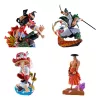 One Piece Petitrama PVC Mini Statue Logbox Re Birth Wano Kuni Vol. 1 Set 9 cm