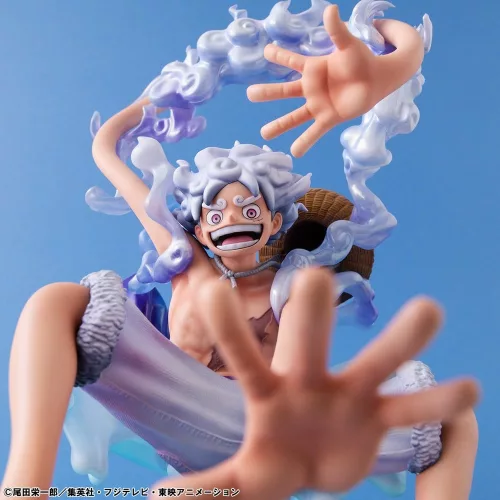 One Piece Portrait.Of.Pirates PVC Figure Evolutionary History" Monkey D. Luffy "Gear Fifth" 26 cm"
