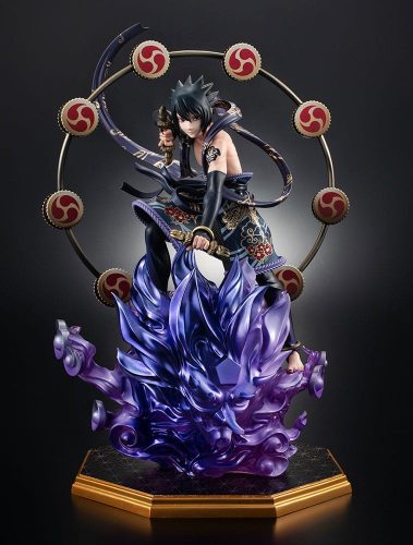 Naruto Shippuden Precious G.E.M. Series PVC Szobor Sasuke Uchiha Thunder God 28 cm