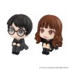 Harry Potter Look Up PVC Szobor Hermione & Harry 11 cm