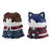 Mobile Suit Gundam SEED Mega Cat Project Trading Figures Nyanto! The Big Cat Nyandam SEED Series Set 10 cm (With Gift)