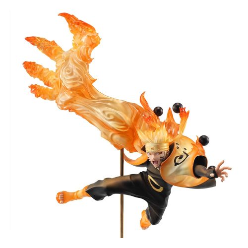 Naruto Shippuden G.E.M. Series PVC Szobor 1/8 Naruto Uzumaki Six Paths Sage Mode 15th Anniversary Ver. 29 cm